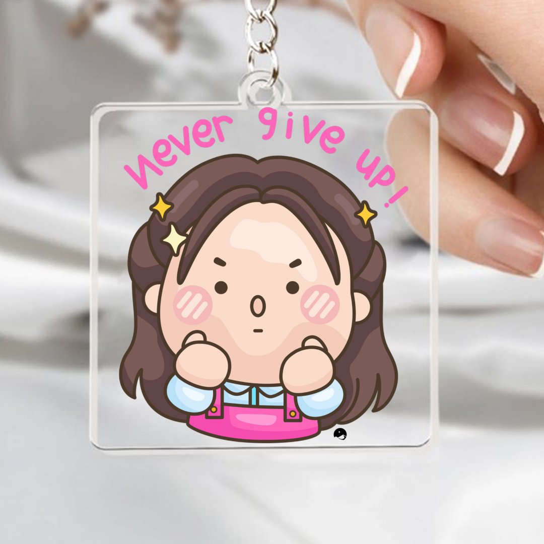 Keychain Never Give Up