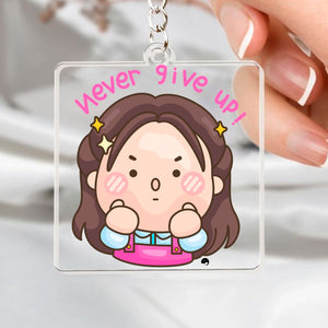 Keychain Never Give Up