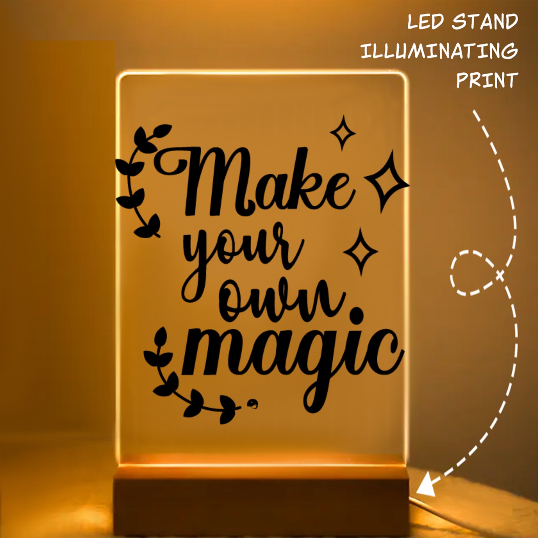 Glass Acrylic Make Your Own Magic