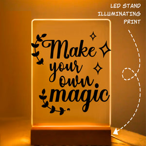 Glass Acrylic Make Your Own Magic