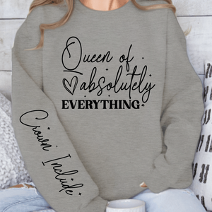 Sweatshirt Unisex Queen of absolutely everything