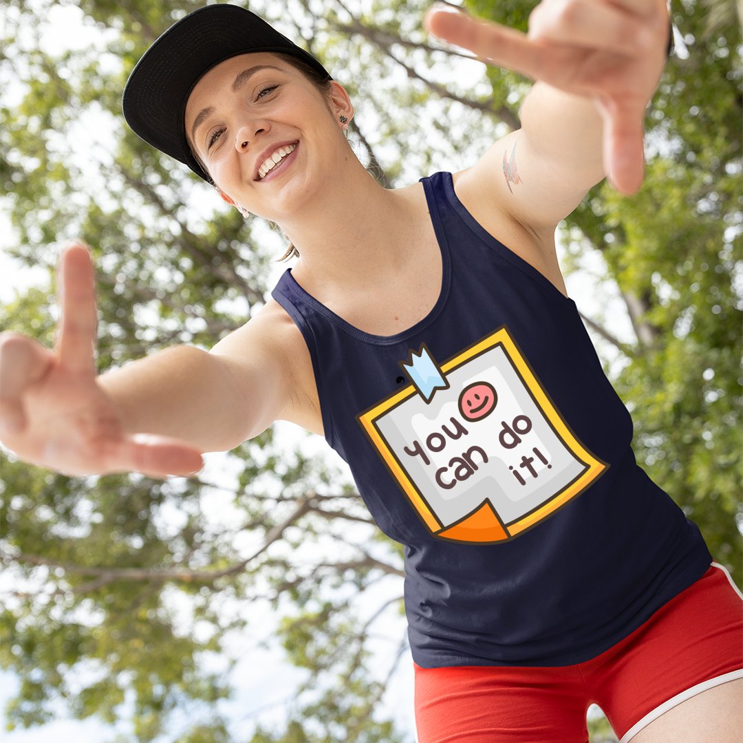 Unisex Jersey Tank You Can Do It