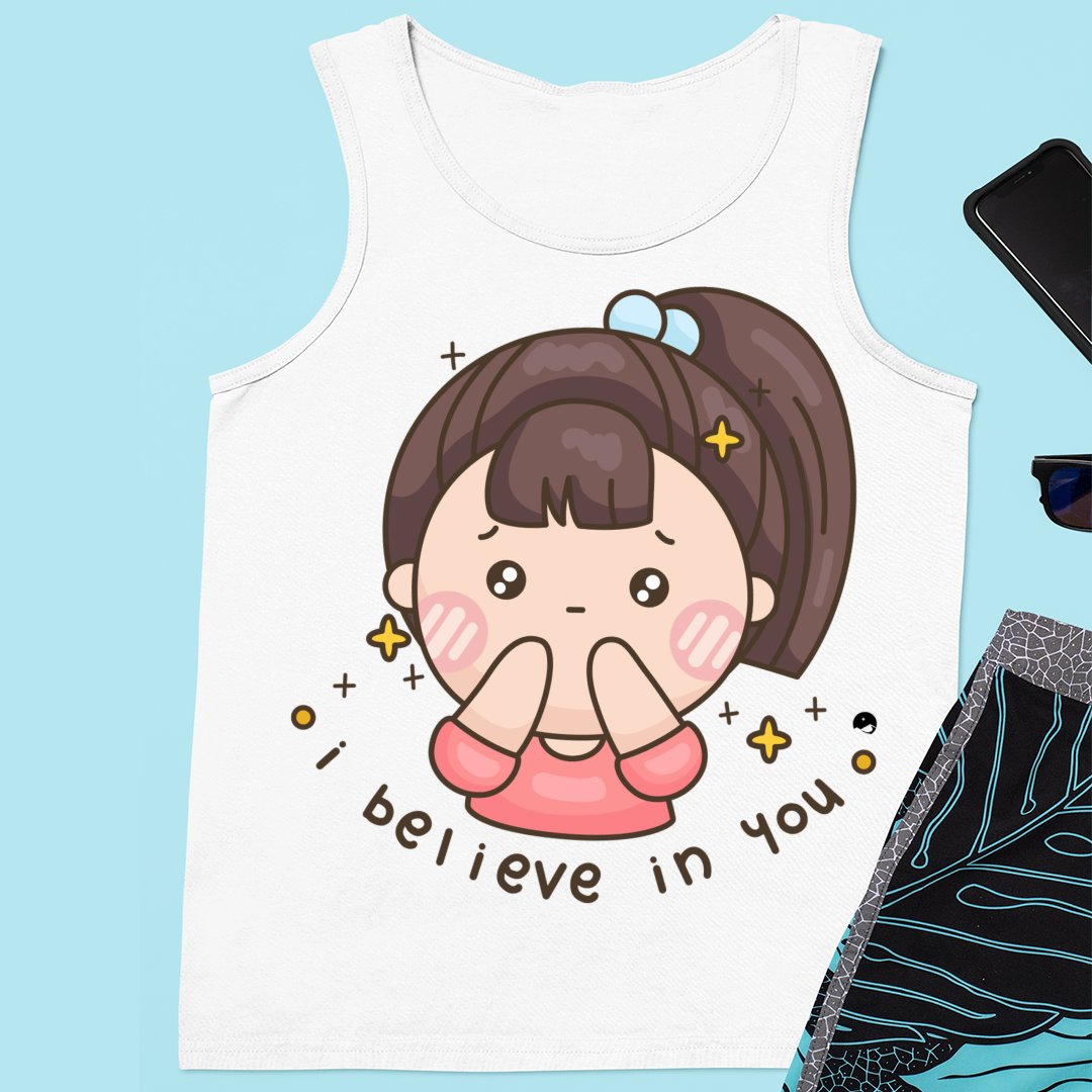 Unisex Jersey Tank I Believe In You