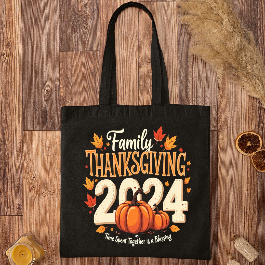 Tote Bag Family Thanksgiving 2024