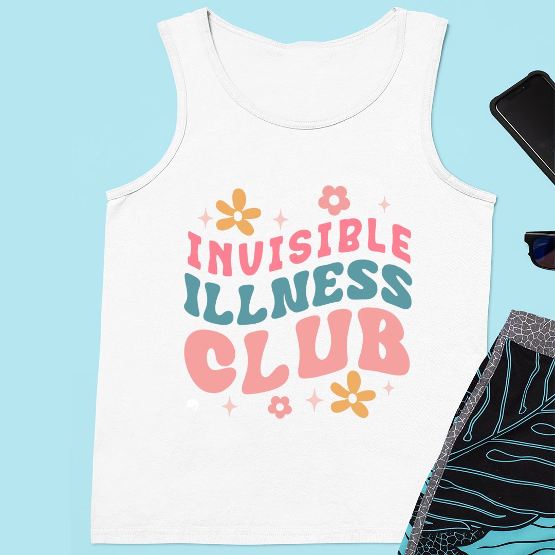 Unisex Jersey Tank Invisible Illness Club