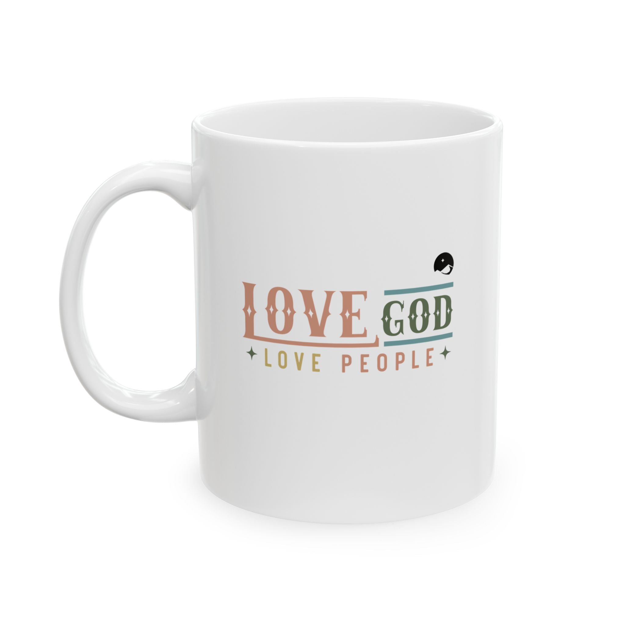 Love God Love People Ceramic Mug, (11oz, 15oz)