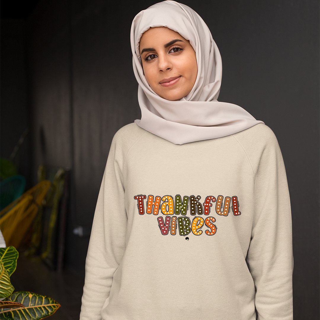 Sweatshirt Unisex Thankful Vibes