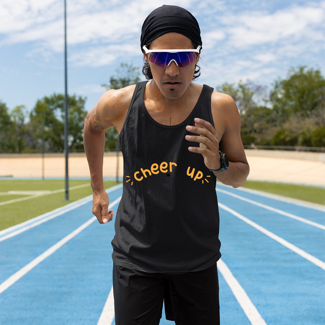 Unisex Jersey Tank Never Give Up