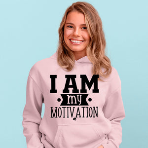 Hoodie Unisex I Am My Motivation