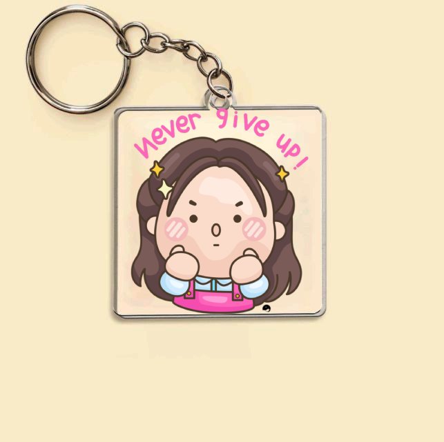 Keychain Never Give Up