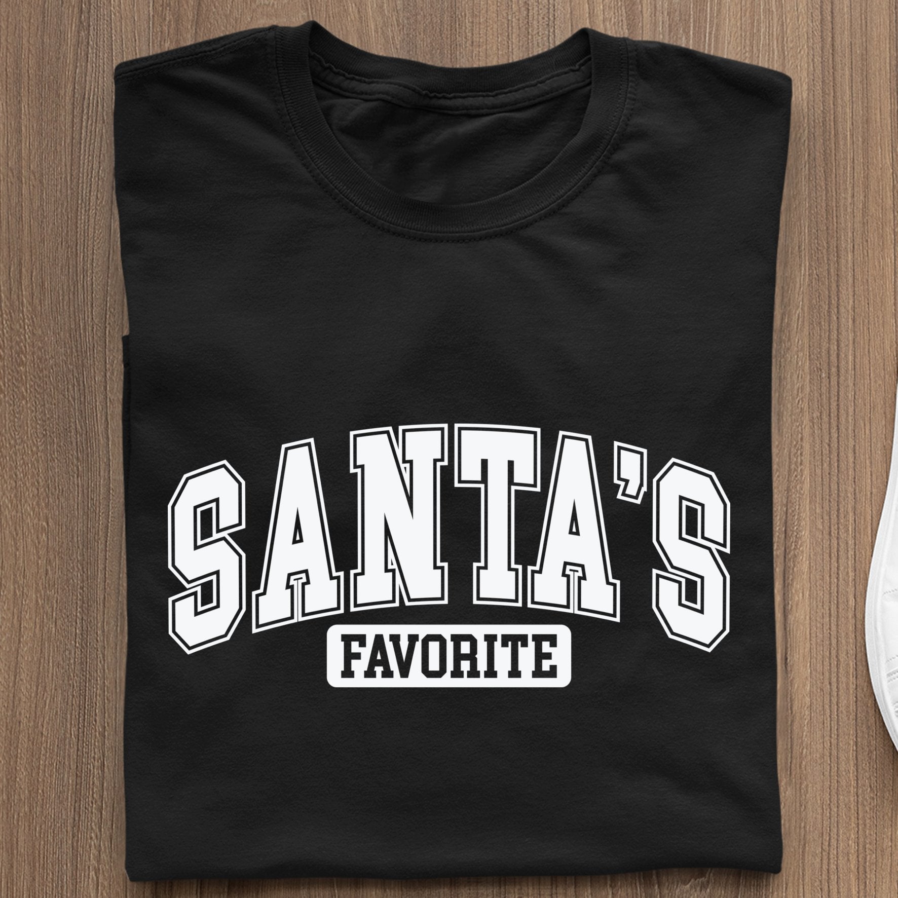 T-Shirt Santas Favorite White