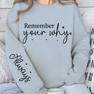 Sweatshirt Unisex Remember your why