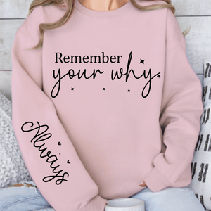 Sweatshirt Unisex Remember your why
