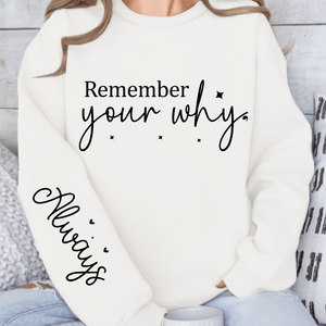 Sweatshirt Unisex Remember your why