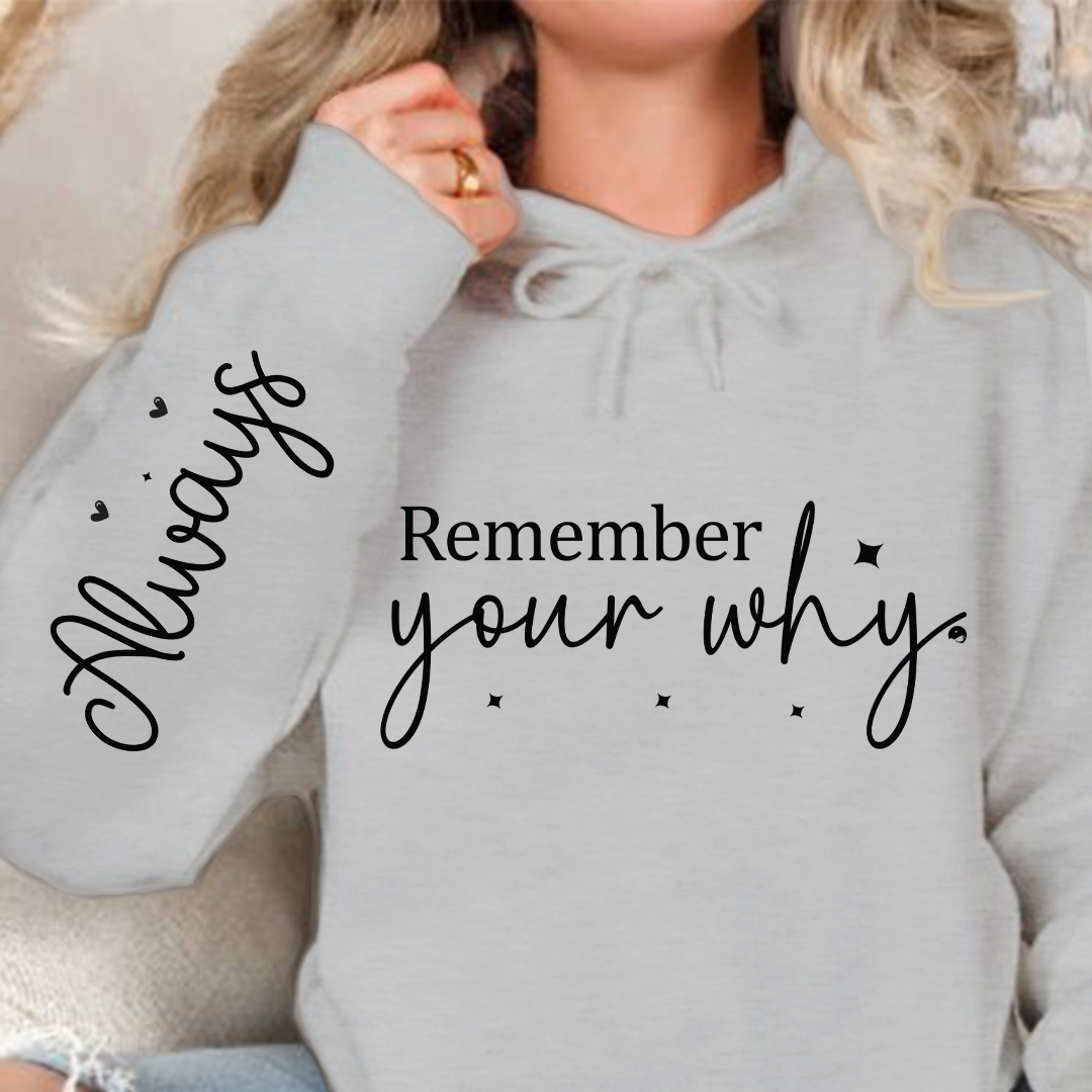 Hoodie Unisex Remember your why