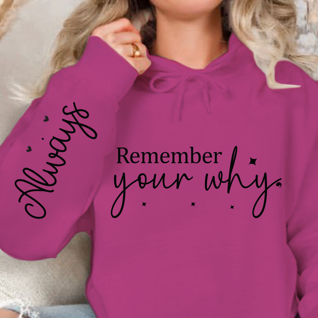 Hoodie Unisex Remember your why