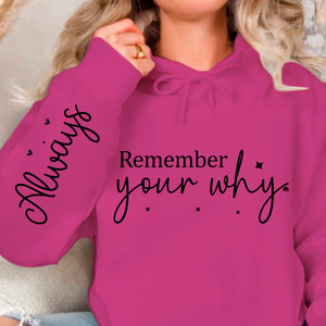 Hoodie Unisex Remember your why