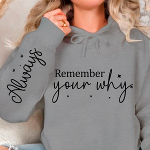 Hoodie Unisex Remember your why