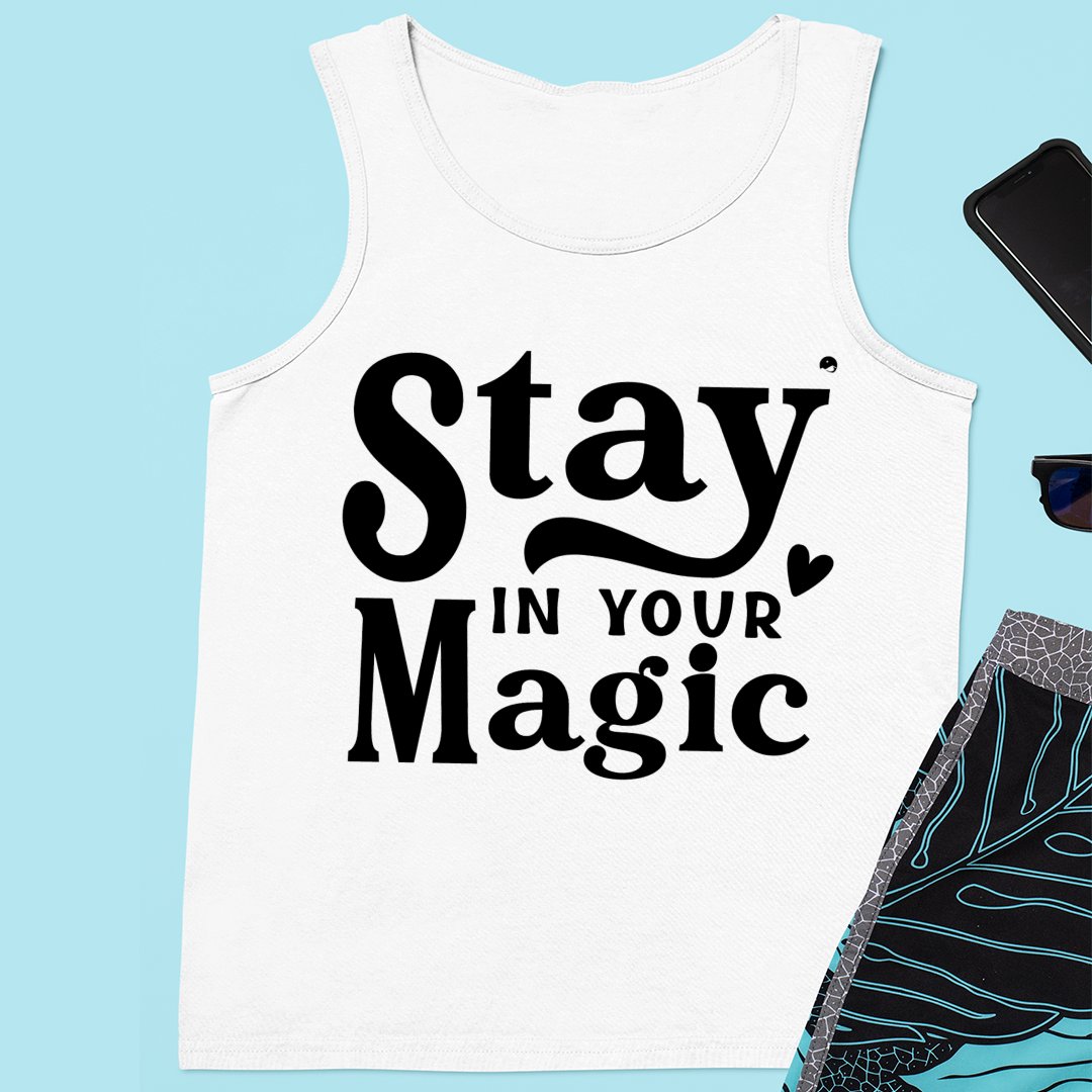 Unisex Jersey Tank Stay In Your Magic