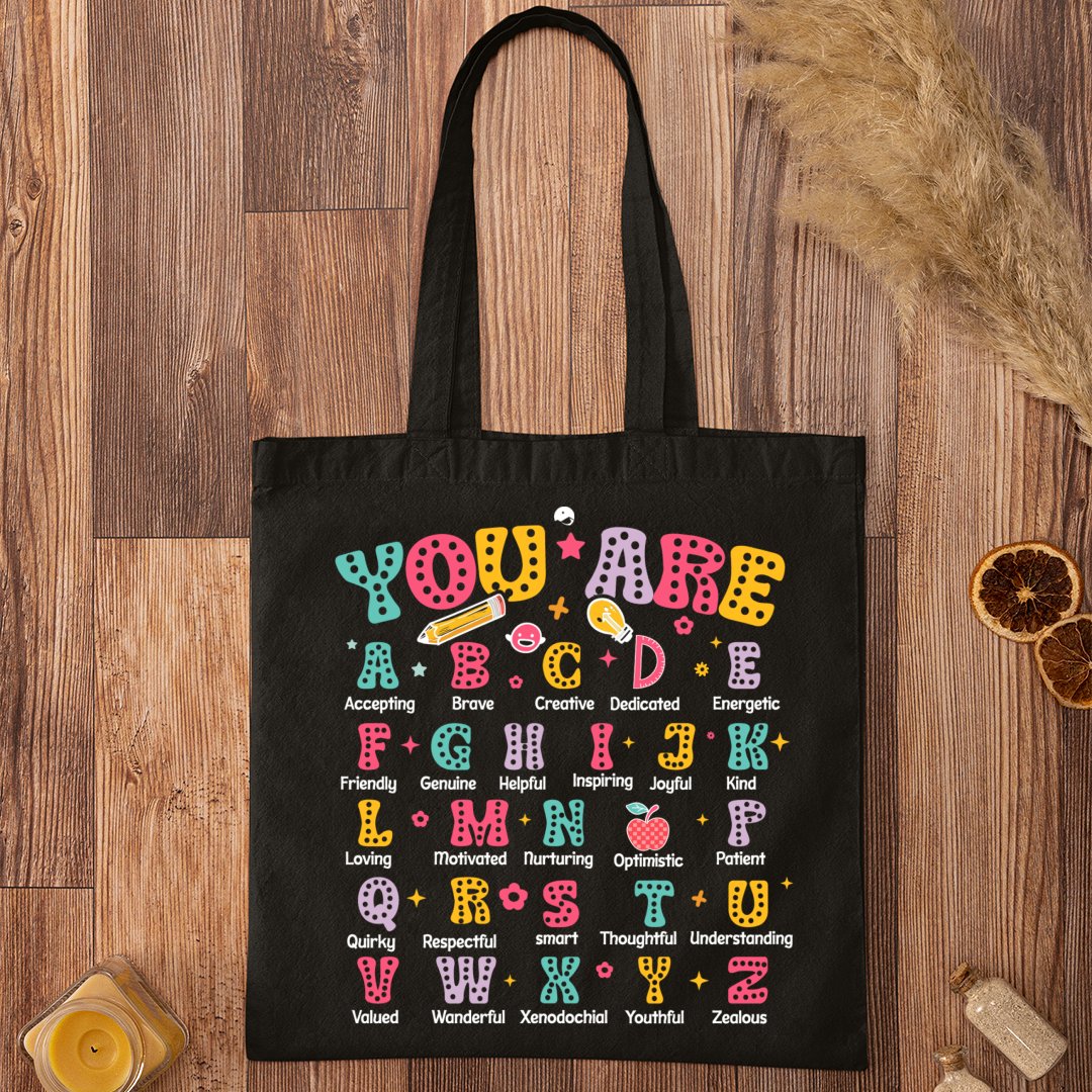 Tote Bag You Are ABCD