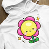 Hoodie Unisex Happy Flower