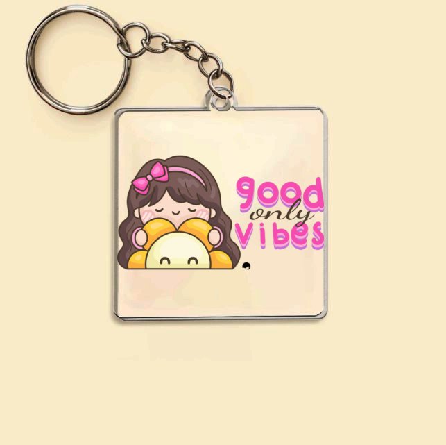 Keychain Only Good Vibes