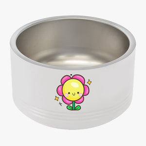 Pet Bowl Happy Flower