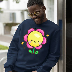 Sweatshirt Unisex Happy Flower