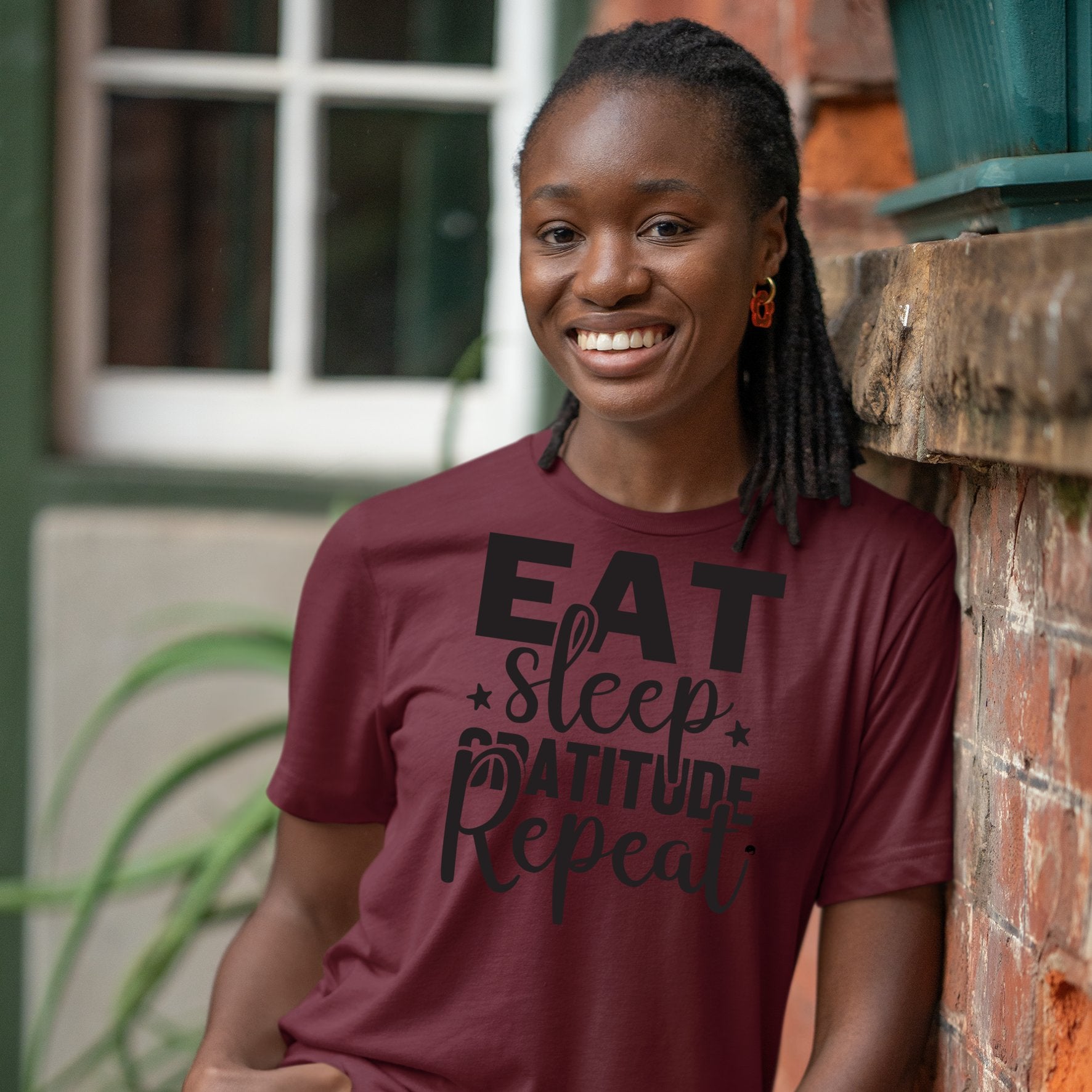 T-shirt Eat Sleep Gratitude Repeat