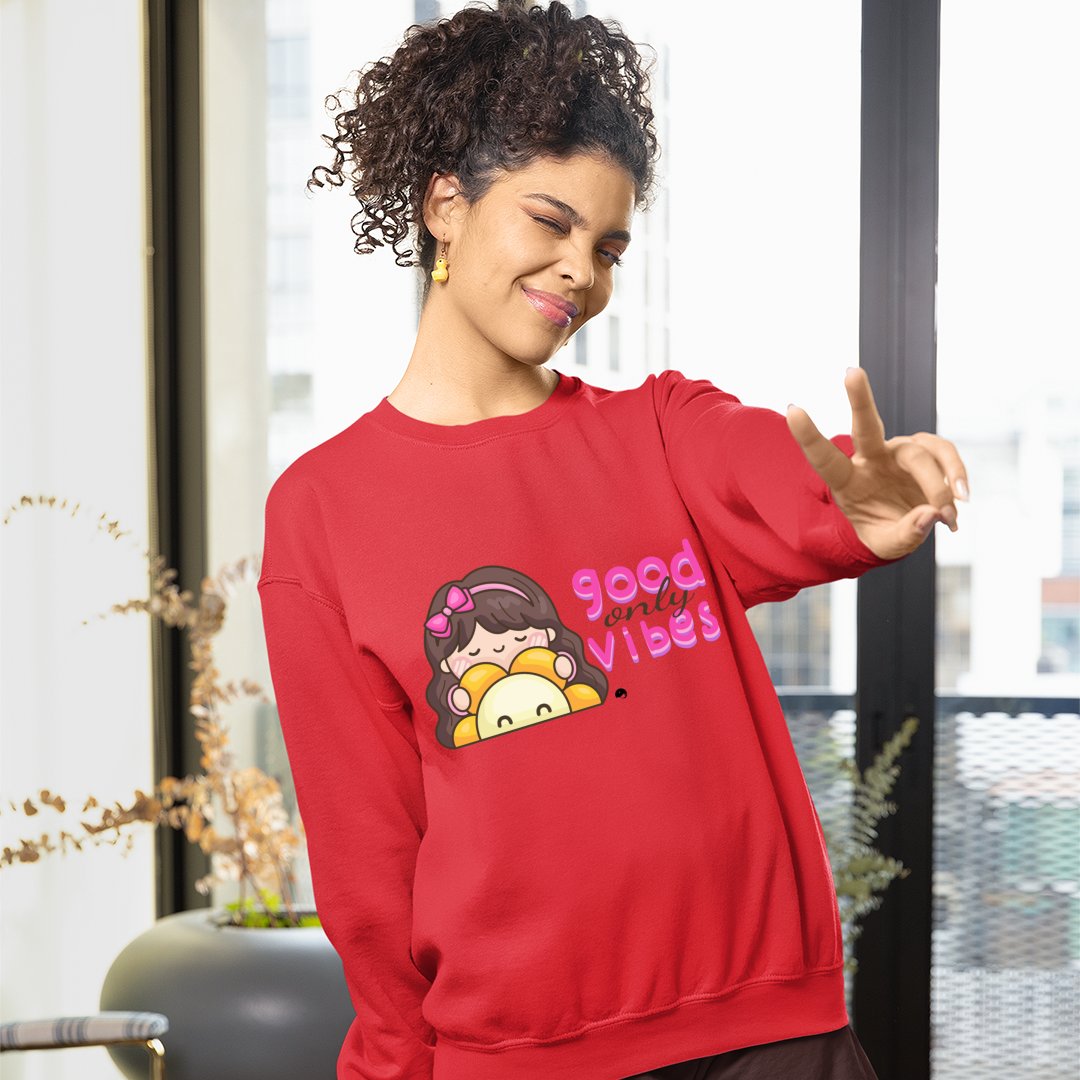 Sweatshirt Unisex Only Good Vibes