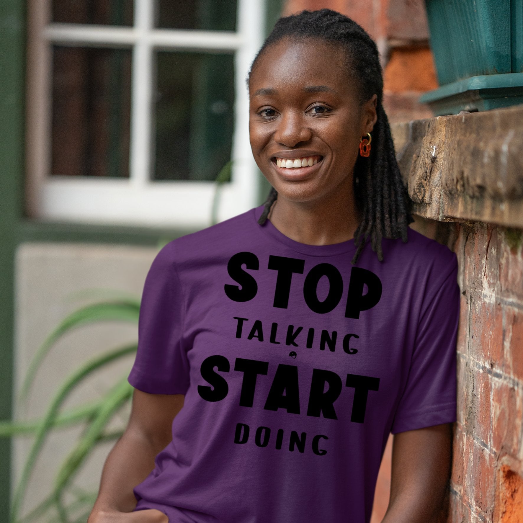 T-Shirt Stop Talking Start Doing