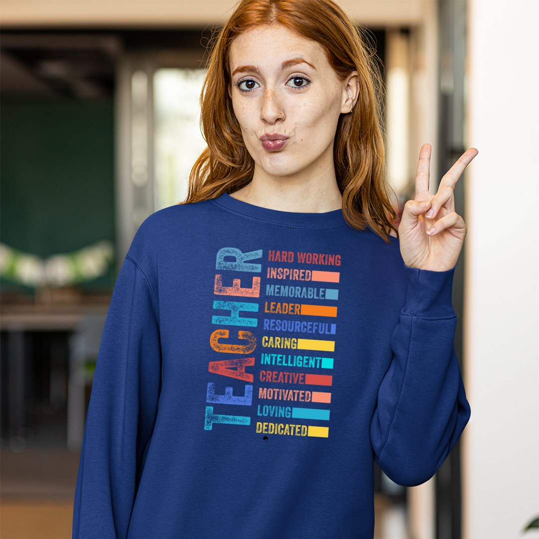 Sweatshirt Unisex Teacher Is