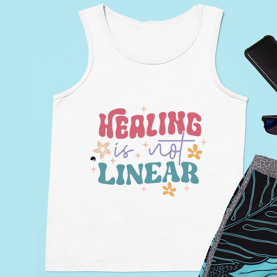 Unisex Jersey Tank Healing Is Not Linear