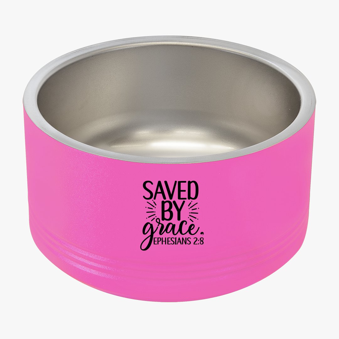 Pet Bowl Saved By Grace Ephesians