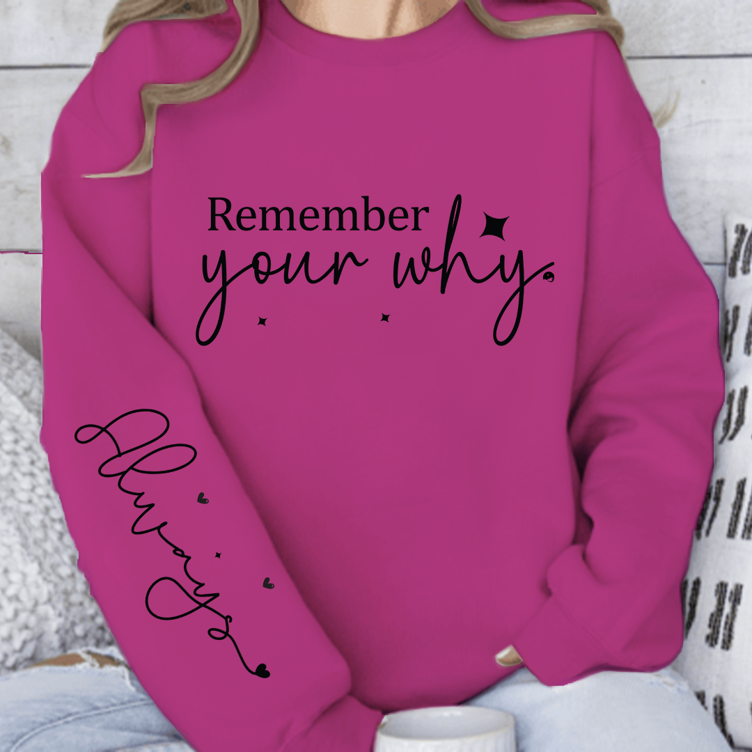 Sweatshirt Unisex Remember your why