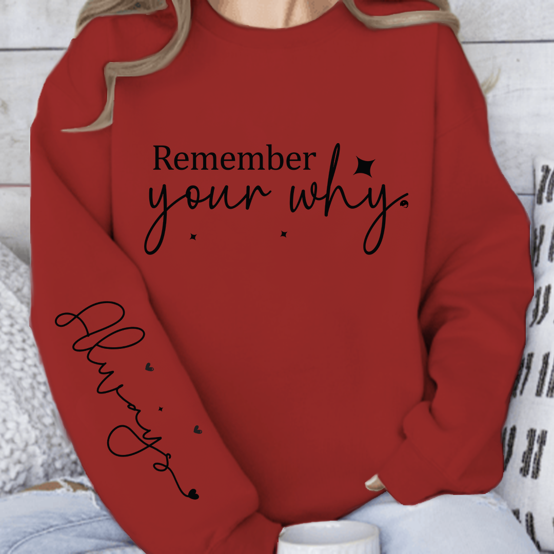 Sweatshirt Unisex Remember your why