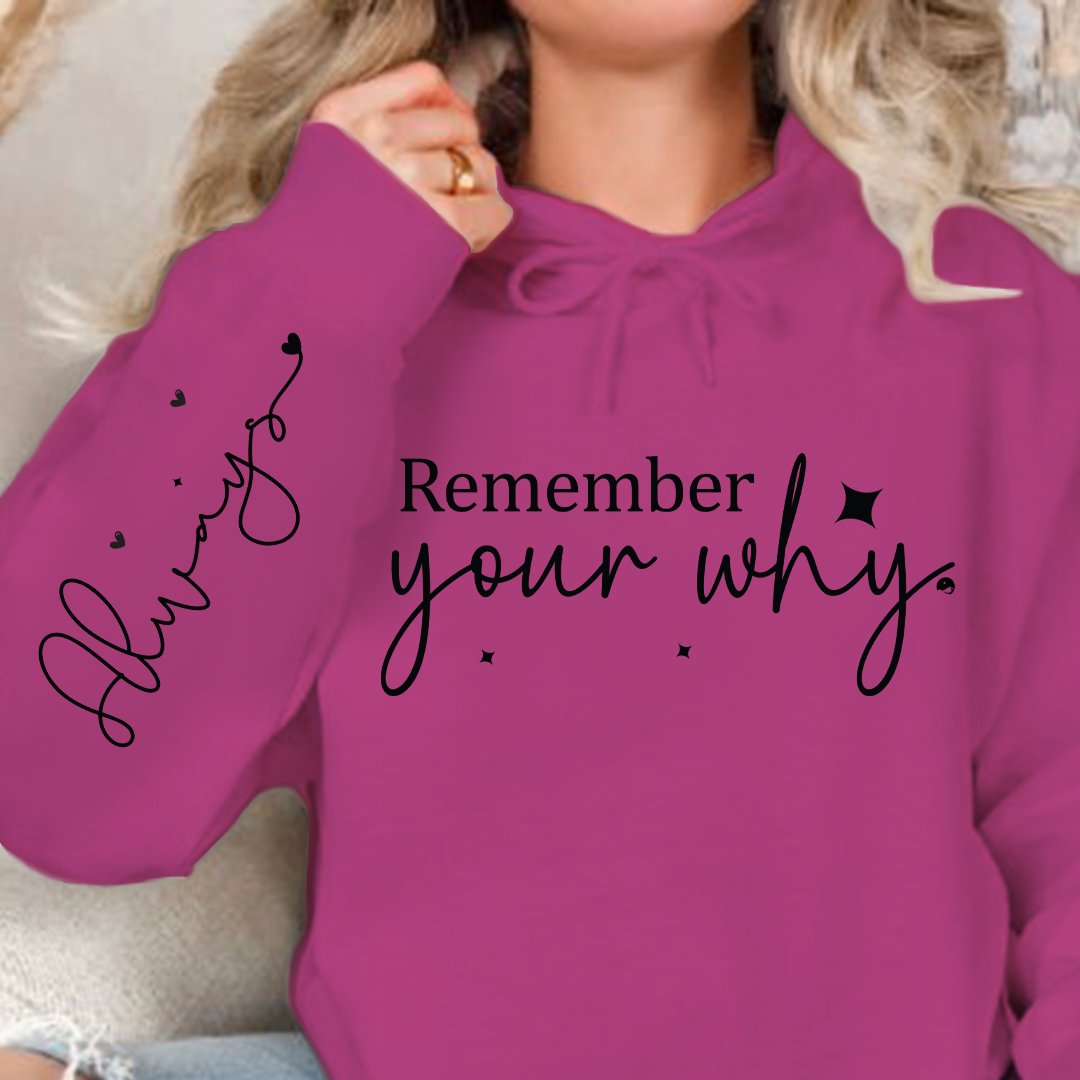 Hoodie Unisex Remember your why