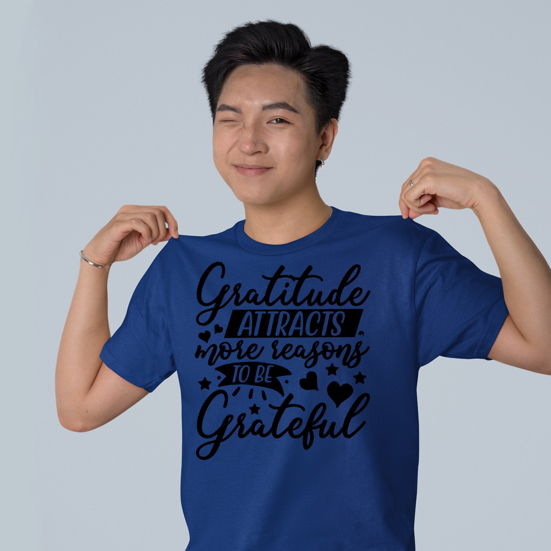 T-shirt Gratitude Attracts More Reasons To Be Grateful