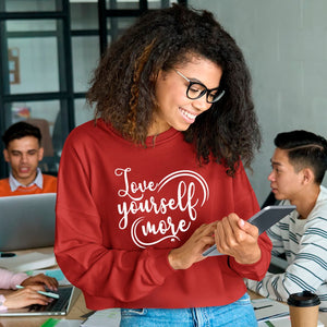 Cropped Sweatshirt  Love Yourself More