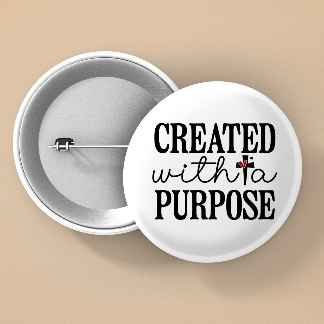 Pin Buttons Created With A Purpose