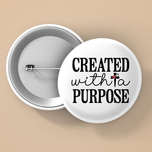 Pin Buttons Created With A Purpose