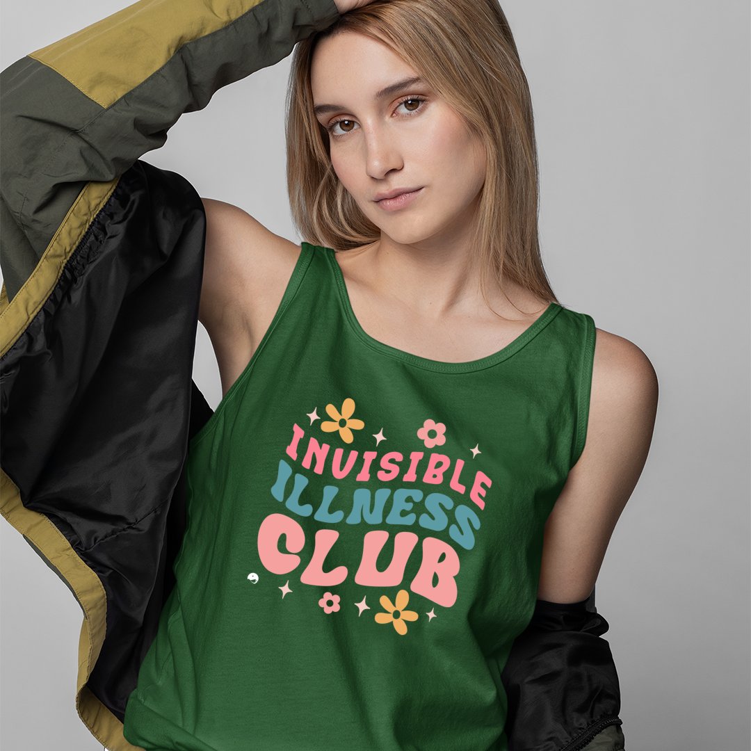 Unisex Jersey Tank Invisible Illness Club