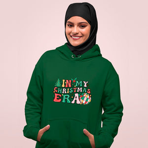 Hoodie Unisex In My Christmas Era Groovy Christmas Doodle Dots