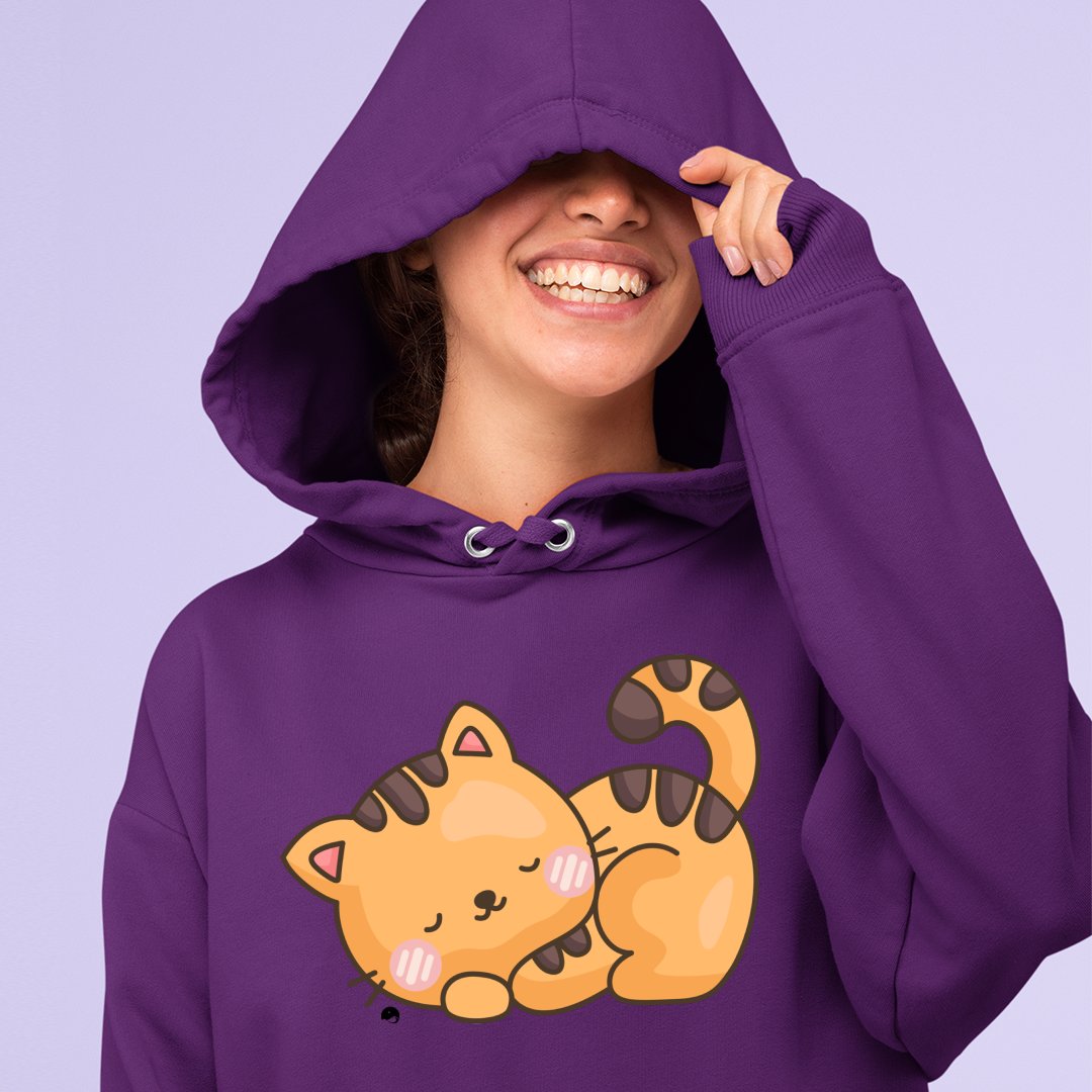 Hoodie Unisex Cute Cat