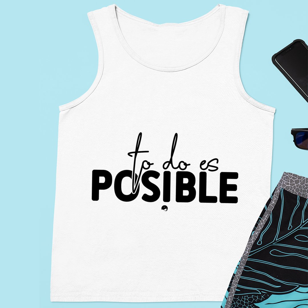 Unisex Jersey Tank To Do Es Posible