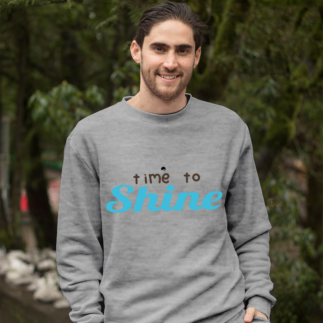 Sweatshirt Unisex Time To Shine