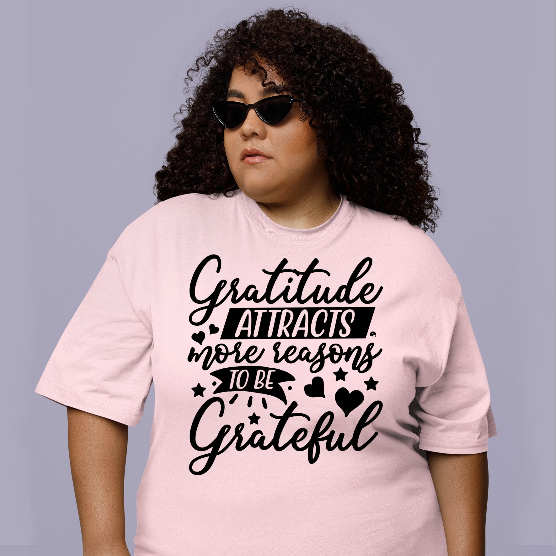 T-shirt Gratitude Attracts More Reasons To Be Grateful