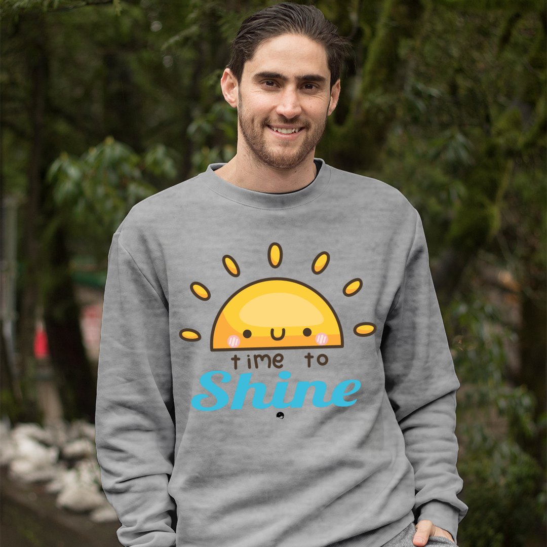 Sweatshirt Unisex Time To Shine