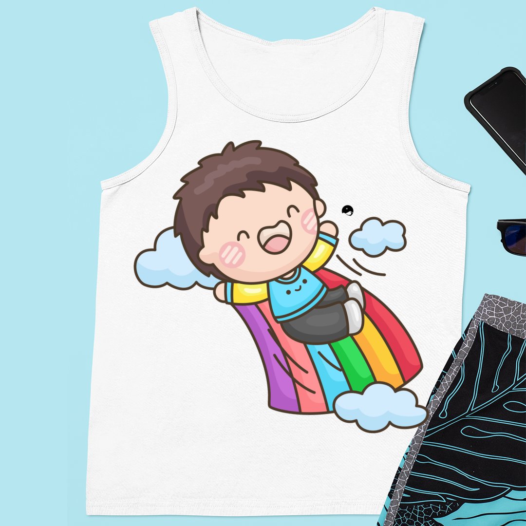 Unisex Jersey Tank The Rainbow