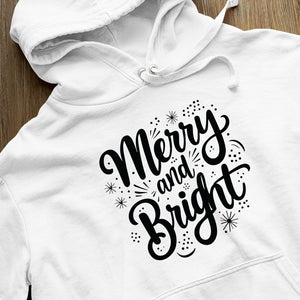 Hoodie Unisex Merry And Bright